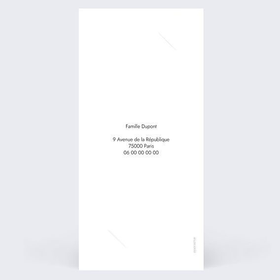 Remerciements mariage Multiphoto Etiquette Paysage