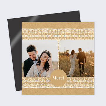 Remerciements Mariage Fleurs des Champs
