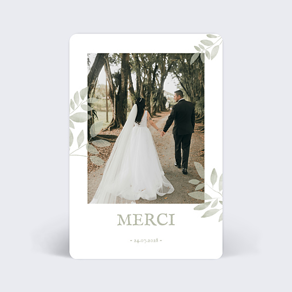 Remerciements mariage Jolis brins