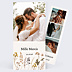 Remerciements mariage Bouquet Sauvage