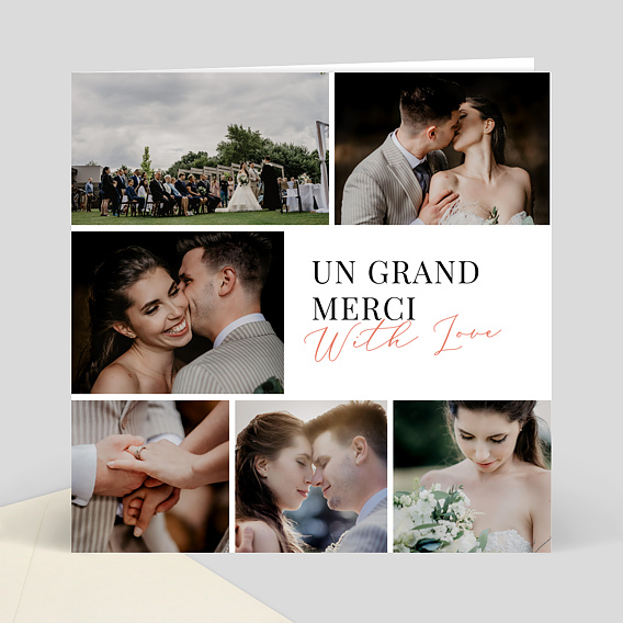 Remerciements Mariage With Love