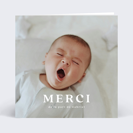 Remerciements Naissance Pleine Page