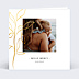 Remerciements Naissance Feuillage Ocre