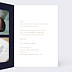 Carte remerciement naissance Fleurs Ocre Intérieur Droit