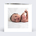 Carte remerciement naissance Avec Amour Verso