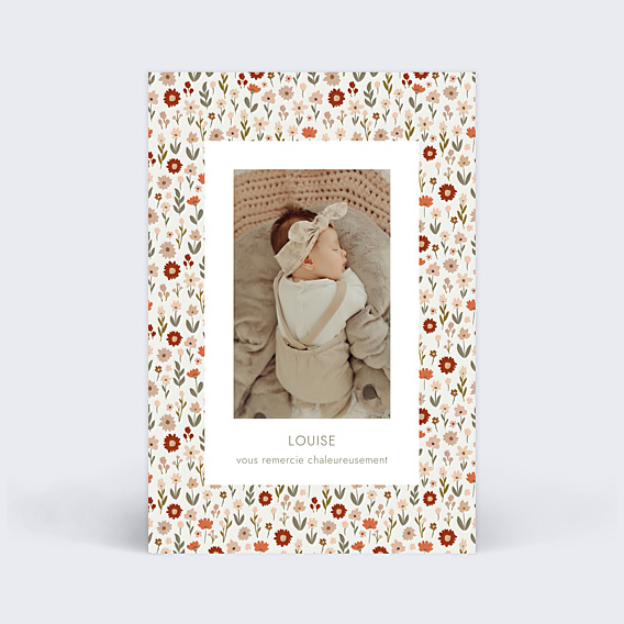 Remerciements Naissance Liberty Automne