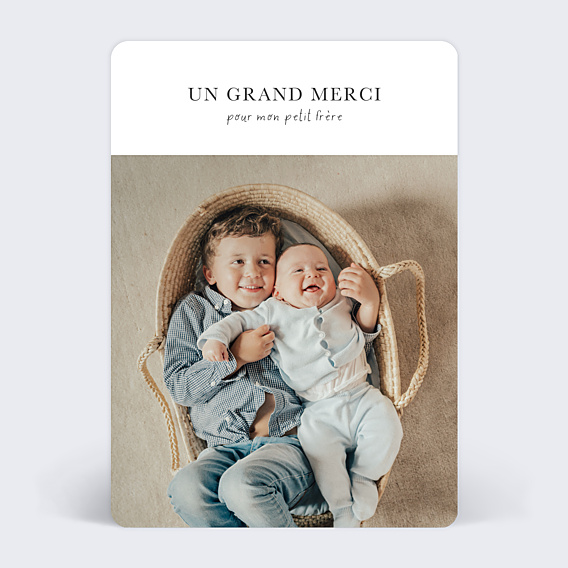 Remerciements Naissance Fratrie