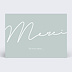 Carte remerciement naissance Merci Typographie Recto