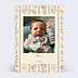 Carte remerciement naissance Tapisserie d'antan