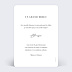 Carte remerciement naissance Grande typo merci Verso