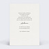Carte remerciement naissance Petit Lapin Gris  Verso