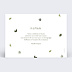 Carte remerciement naissance Petit Lion Photo Verso