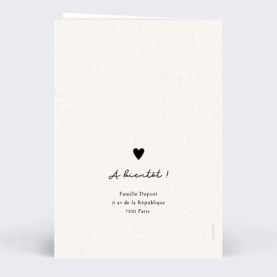 Remerciements Naissance Mon petit frère