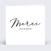 Remerciements Naissance Calligraphie Merci