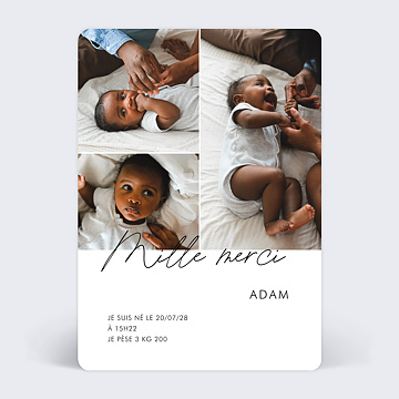 Remerciements Naissance Faire parler bb