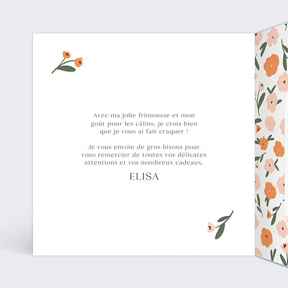 Remerciements Naissance Petite Graine