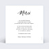 Remerciements Naissance Calligraphie