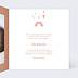 Carte remerciement naissance Lettrine Arc-en-Ciel Intérieur Droit