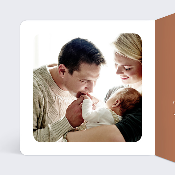 Carte remerciement naissance Pêle-Mêle Camargue Intérieur Gauche