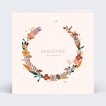 Remerciements Naissance Augustine