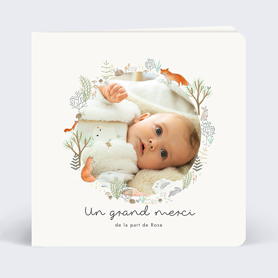 Remerciements Naissance Couronne Renard