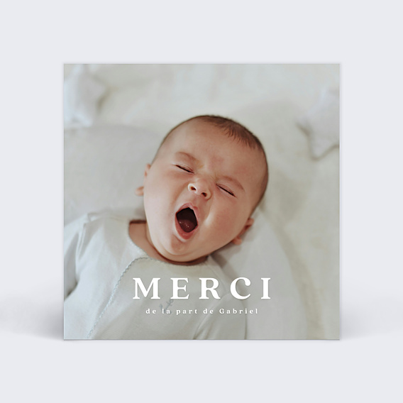 Remerciements Naissance Pleine Page