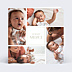 Remerciements Naissance Lettrine Multiphoto