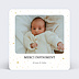 Carte remerciement naissance Bébé étoile