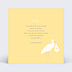 Carte remerciement naissance Cigogne Blanche Verso