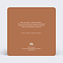 Carte remerciement naissance Layette Châtaigne Verso
