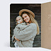 Carte remerciement naissance Multi photo original kraft Intérieur Gauche