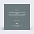 Carte remerciement naissance Layette Myrtille Verso