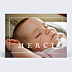 Remerciements Naissance Joli cadre