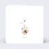 Carte remerciement naissance Fleurs des Champs Verso