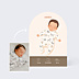 Remerciements Naissance Bébé en illustration vectorielle