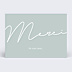 Remerciements Naissance Merci Typographie