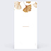 Carte remerciement professionnel Remerciement Chic Verso