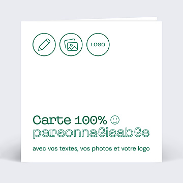 Carte Remerciement Professionnel Modle 100% Personnalisable