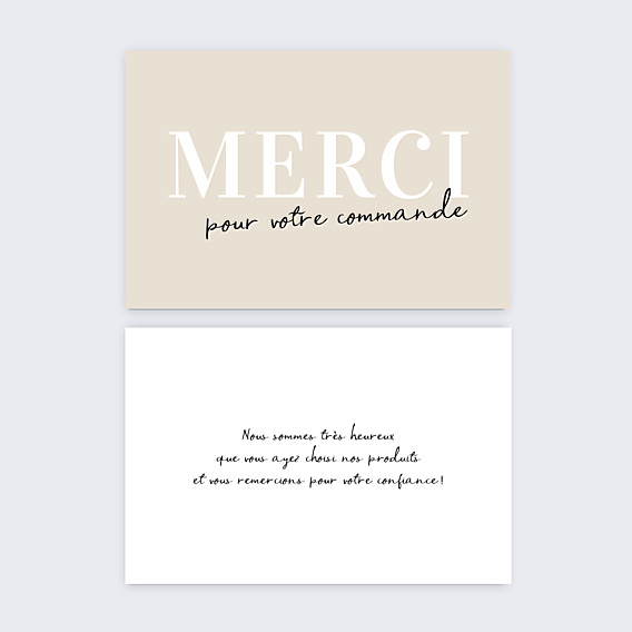 Remerciements Professionnels Moderne