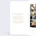 Carte remerciement professionnel Remerciement Chic Intérieur Gauche