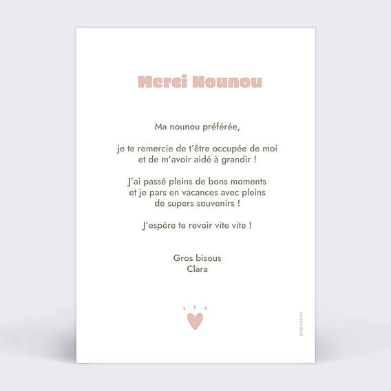 Remerciements Toutes Occasions Petit arc-en-ciel