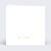 Carte remerciement invitation With Love Verso