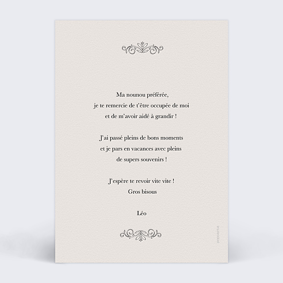 Remerciements Toutes Occasions La revue