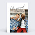 Carte remerciement invitation Grande Typo