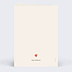 Carte remerciement invitation Lettrine Verso