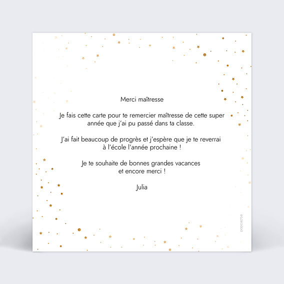 Remerciements Toutes Occasions Pétillant