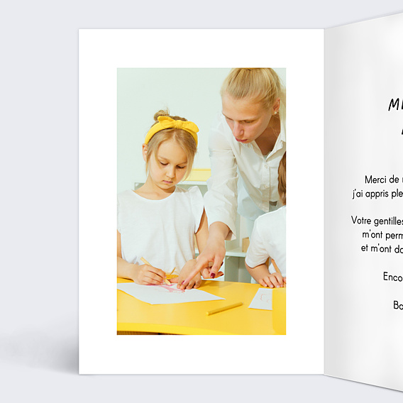Remerciements Toutes Occasions Marelle maîtresse