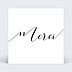 Carte remerciement invitation Stylo Plume
