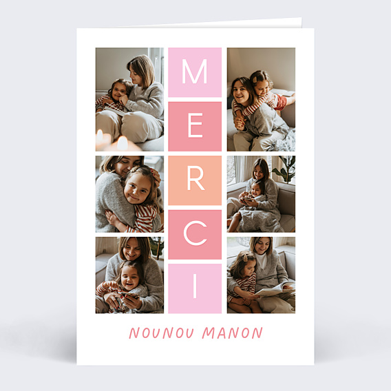 Remerciements Toutes Occasions Marelle nounou