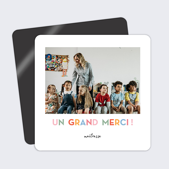 Remerciements Toutes Occasions Lettres Colorées